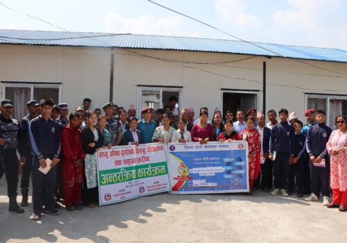 लागू औषध दुर्व्यसनी विरुद्धको अन्तरक्रिया कार्यक्रम सल्यानको कपुरकोटमा सम्पन्न