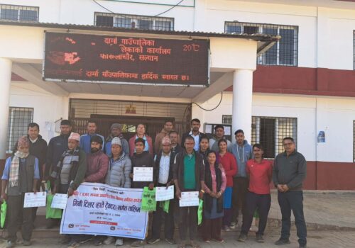 दार्मा गाउँपालिकाका १२ किसानलाई १५ दिने मिनि टिलर मर्मत तालिम