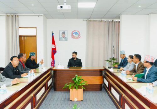 कर्णाली प्रदेश बाट निर्वाचित सांसद र प्रधानमन्त्री बालेन सँग भेट