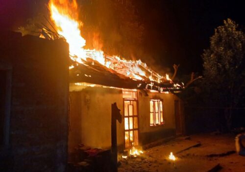सल्यानमा विद्युत् सर्ट हुँदा आगलागी, एक वृद्धको जलेर मृत्यु