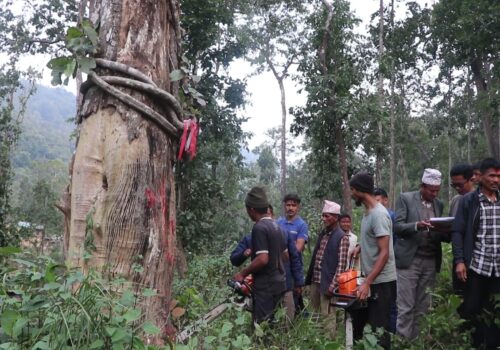 सल्यानमा दिगो वन व्यवस्थापन कार्यक्रममा प्रहरी र वन बीच टकराप