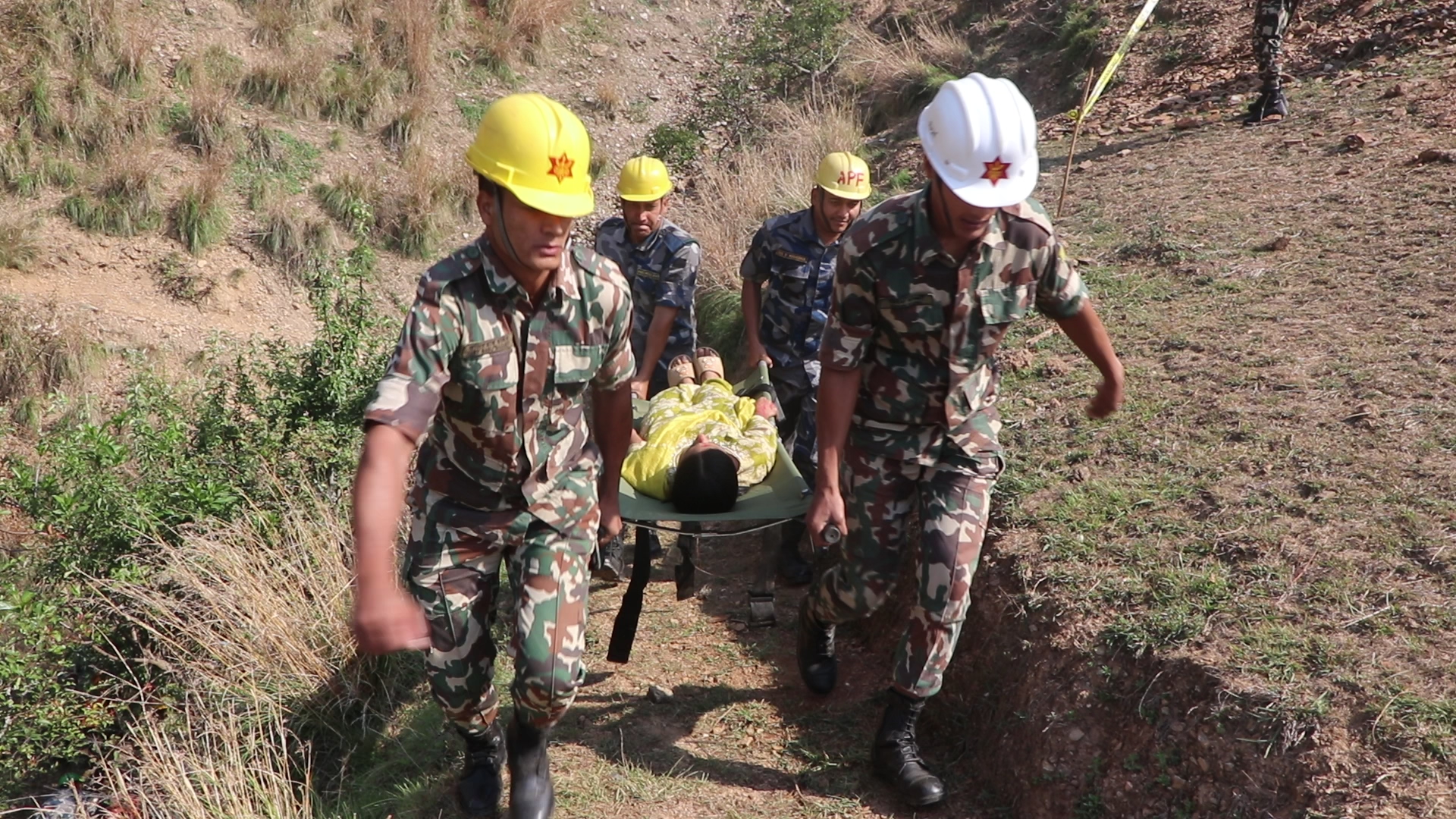 सल्यानमा विपद् प्रतिकार्यका लागि संयुक्त नमुना अभ्यास प्रदर्शनी