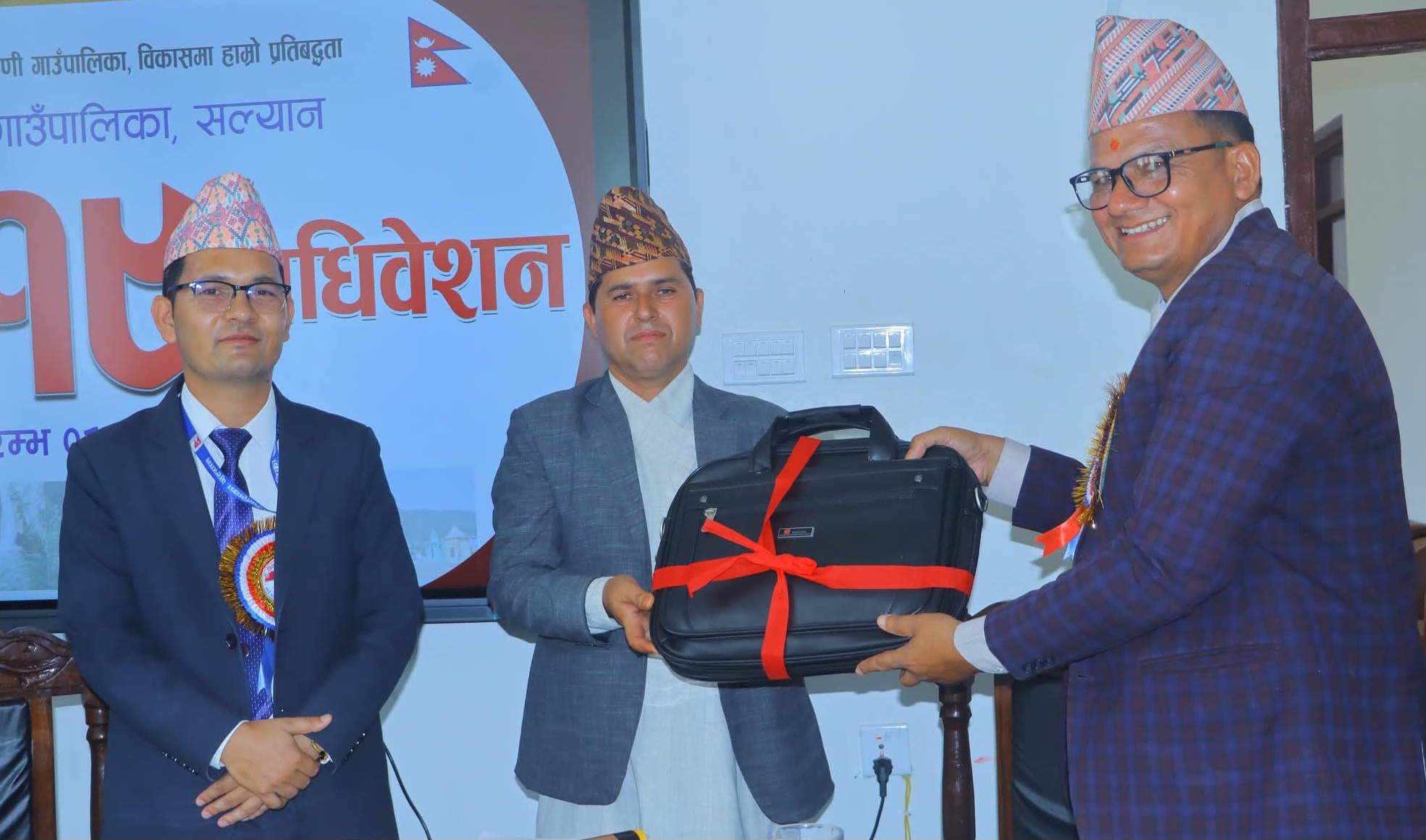त्रिवेणी गाउँपालिकाले ल्यायो ५९ करोड २१ लाख ९५ हजार ६ सय ६५ रुपियाँको बजेट