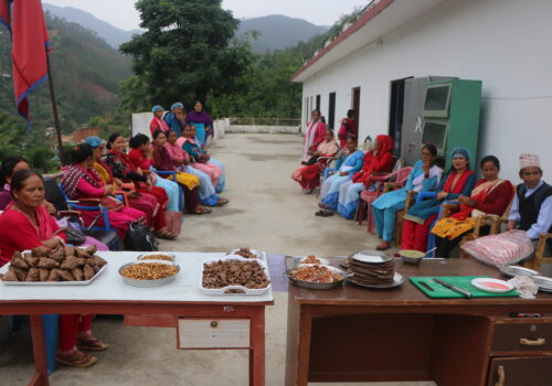 सिद्धकुमाखमा रैथाने बालीको प्रवर्द्धनका लागि परिकार निर्माण तालिम, २२ जना सहभागी